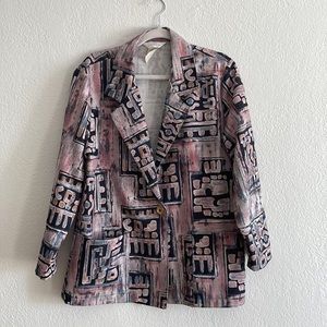 Vintage Blazer OverSized Artsy Boutique